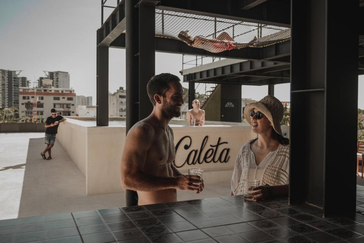 Caleta Hostel Rooftop & Pool Cancún Eksteriør bilde
