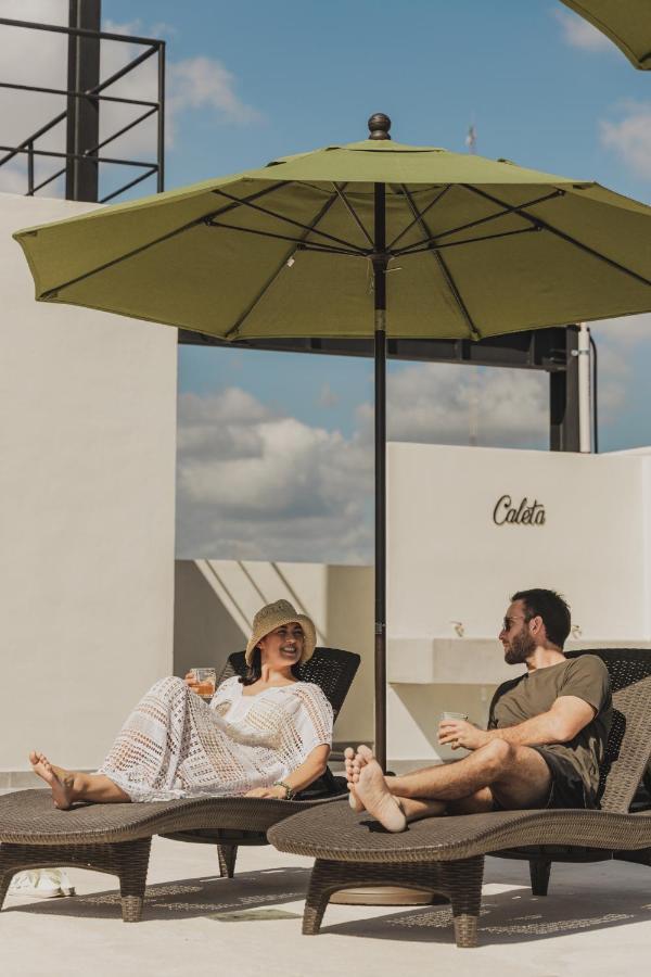 Caleta Hostel Rooftop & Pool Cancún Eksteriør bilde