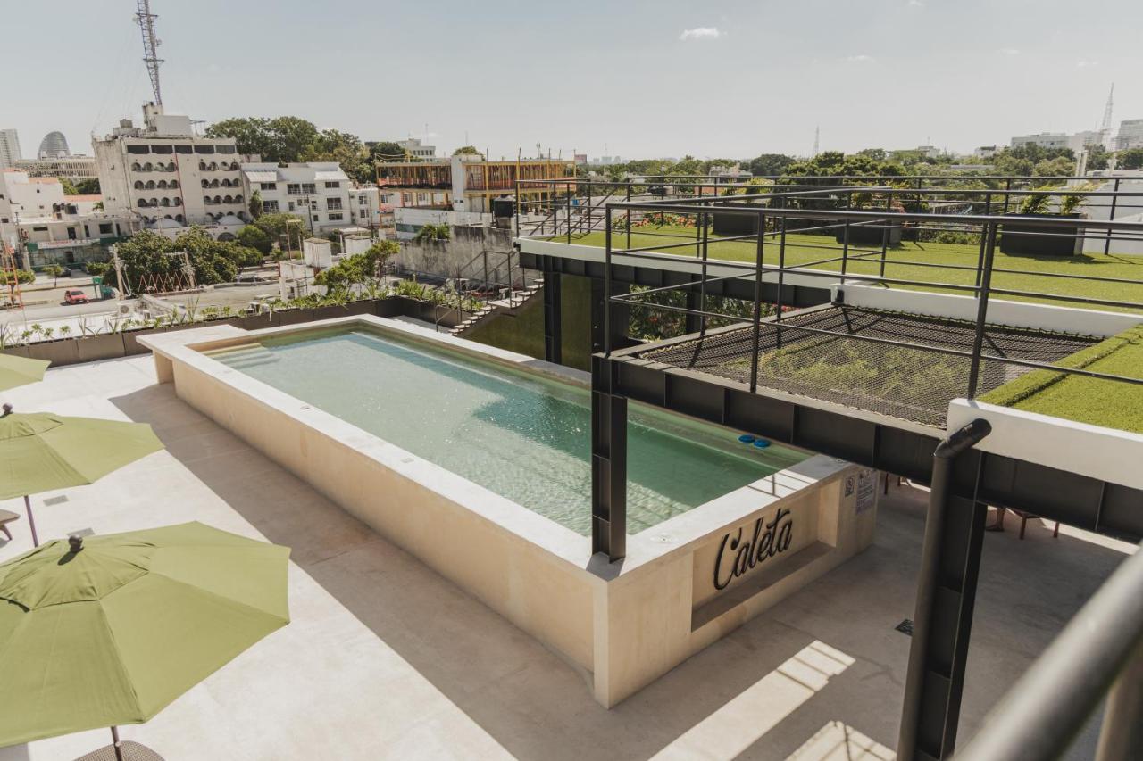 Caleta Hostel Rooftop & Pool Cancún Eksteriør bilde